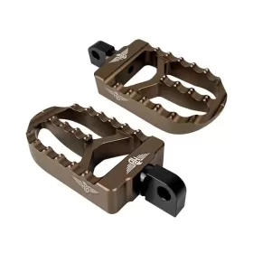 HEINZ BIKES MX V2 Rear Foot Pegs Harley Davidson FLDE / FLSL / FXBB / FXLR / FXST 1750/1923 18-25