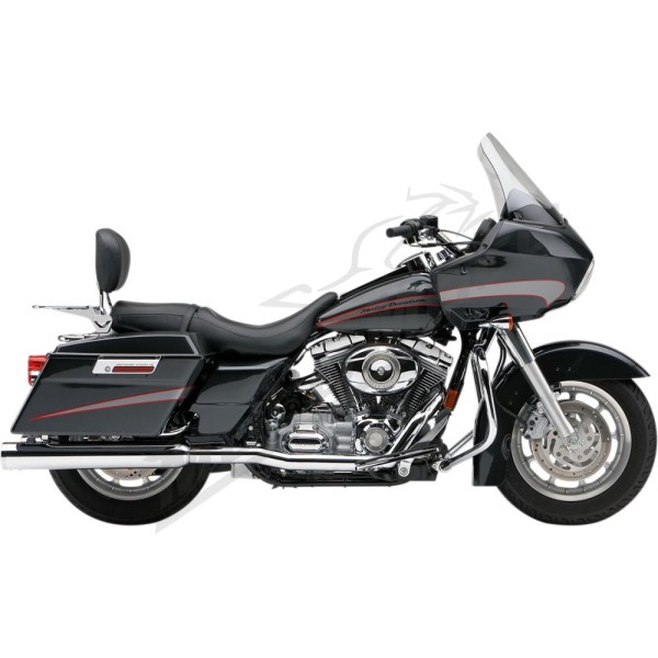 COBRA True Dual Headpipes Harley Davidson FLHR / FLHRC / FLHT / FLHTC / FLHTCU / FLHX / FLTR 1450-1584cc 03-08