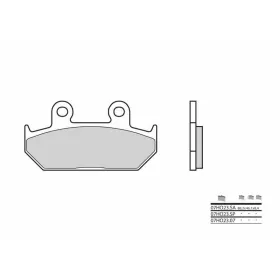 BREMBO Street Carbon Ceramic stabdžių trinkelės priekinės HONDA CBR / CD / NV / VFR 250-1000cc 1986-1991