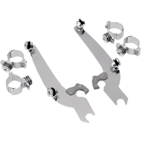 MEMPHIS SHADES HD Sportshield Trigger-Lock Complete Mount Kit Harley Davidson FXD / FXDL / FXE / XG / XL / XLH / XLX 883-1450 72-22