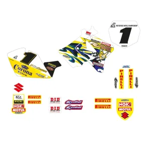 Blackbird lipdukų rinkinys REPLICA TEAM SUZUKI 2003 Suzuki RM 125-250cc 01-24