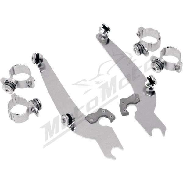 MEMPHIS SHADES HD Sportshield Trigger-Lock Complete Mount Kit Harley Davidson FXD / FXDL / FXE / XG / XL / XLH / XLX 883-1450 72-22