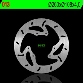 NG BRAKES Front Fixed Brake Disc 260mm Gas Gas / Rieju 50-250cc 01-17