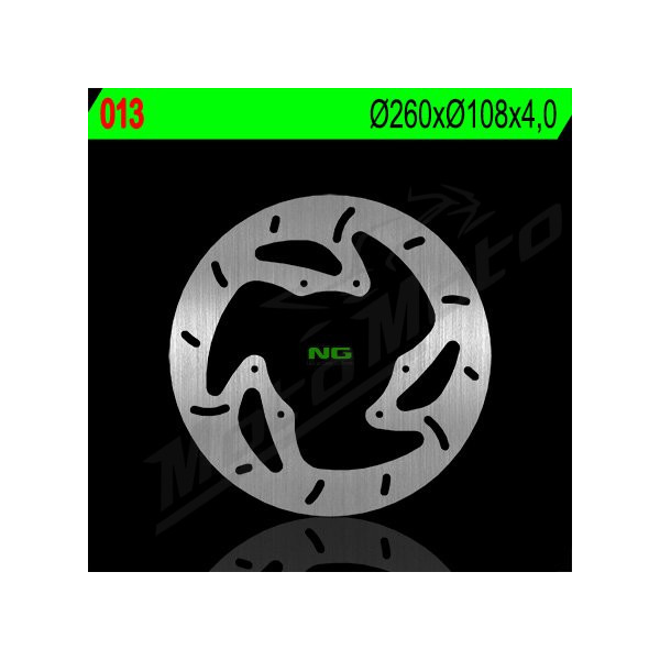 NG BRAKES Front Fixed Brake Disc 260mm Gas Gas / Rieju 50-250cc 01-17