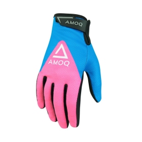 AMOQ Ascent V2 Tekstilinės pirštinės Šviesiai Mėlynos / Rožinės