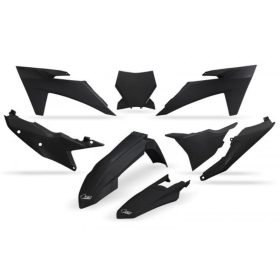 UFO plastikų komplektas KTM SX / SXF 23-> juodas