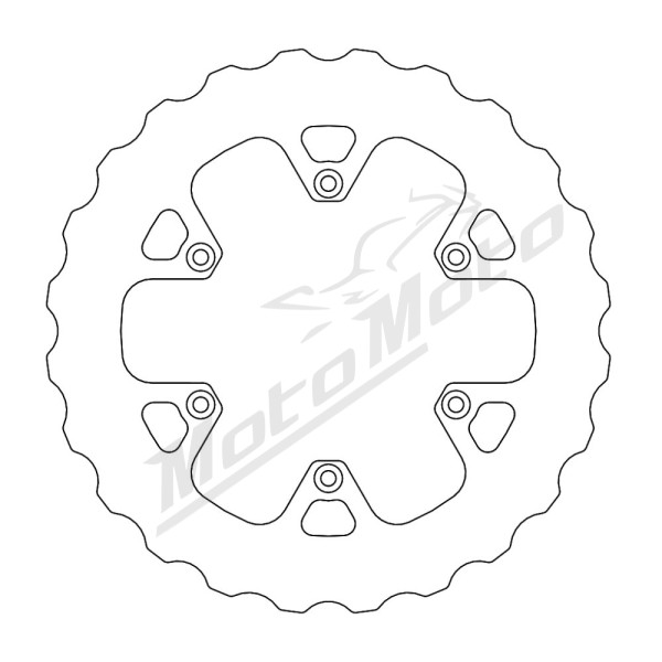 Moto-Master Galinis fiksuotas stabdžių diskas 240mm Beta / Gas Gas / KTM 125-498cc 13-26