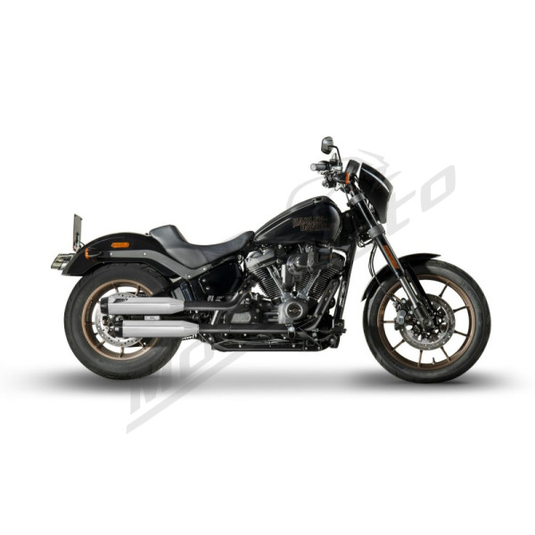 ZARD Overlapped Slip-Ons Mufflers Harley Davidson FXBB / FXBBS / FXST / FXLRST 1750-1923cc 18-24
