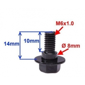 Bolt M6x1 (length 14mm) 1pc