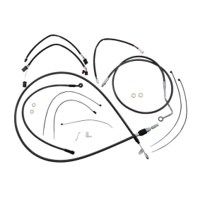 MAGNUM SHIELDING Black Pearl Handlebar Installation Kit 30.5/35.5cm Harley Davidson FLTRK / FLTRKSE / FLTRXST 1750/1977 21-24