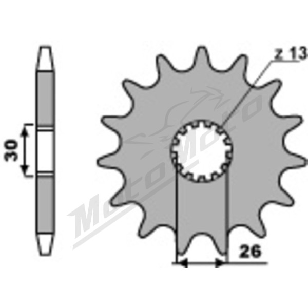 JT/PBR Chain kit reinforced 530Z3 18/48 Triumph Tiger 900 EFI 99-00