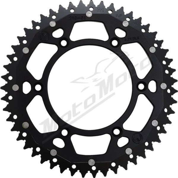 MOOSE OFFROAD HARD-PARTS Dual Sprocket 51T Beta / Honda / Yamaha 125-650cc 82-22