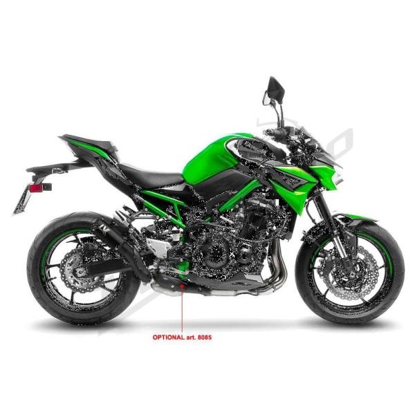 LEOVINCE LV Corsa S Full Black Slip-On Muffler KAWASAKI Z 900 20-24