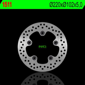 NG Galinis fiksuotas stabdžių diskas 220x102x5mm Yamaha YZF R1 / R1M 1000cc 15-17