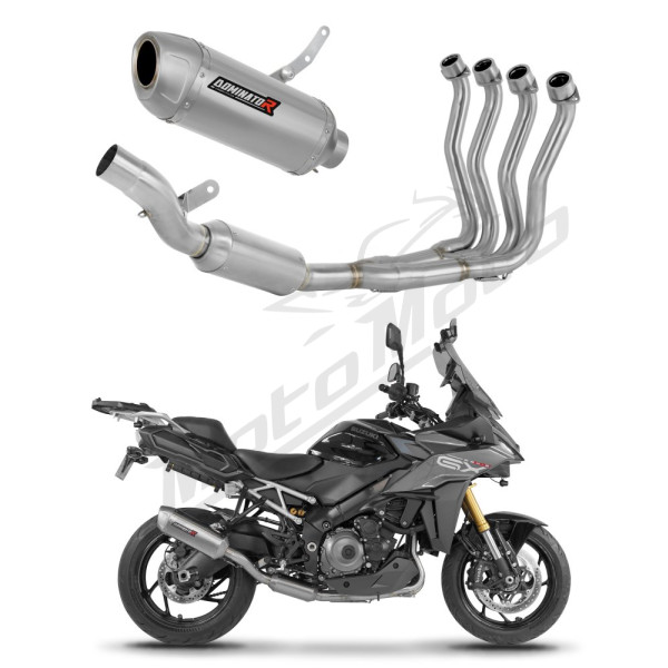 Dominator Full Exhaust System Collector Silencer S6 EX + dB killer Suzuki GSX-S 1000 GX 2024