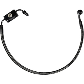 MAGNUM SHIELDING Front Lower Brake Line Kit ABS Black Harley Davidson XL 883/1200 14-22