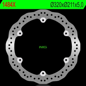 NG BRAKES 1484X fiksuotas stabdžių diskas HONDA CB / CBR 500-650 13-21
