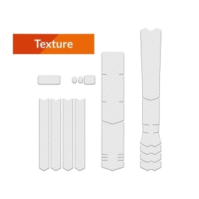 ALGIS frame protective stickers set (textured-transparent) XL