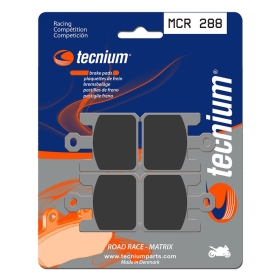 TECNIUM Racing Sintered Metal Carbon Brake pads - MCR288 Derbi / Kawasaki 600-660cc 03-06