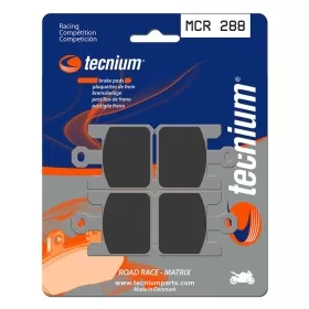 TECNIUM Racing Sintered Metal Carbon Brake pads - MCR288 Derbi / Kawasaki 600-660cc 03-06