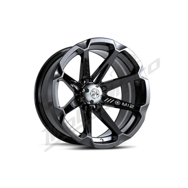 MSA WHEELS M12 Diesel Utility Rim - Black 14x7