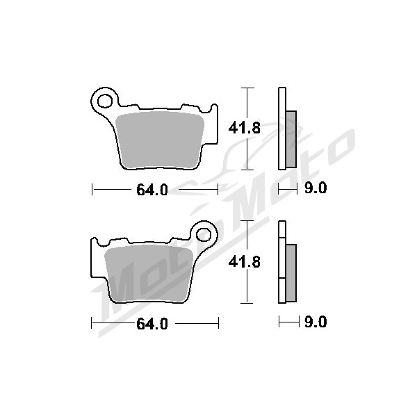 Sbs promotion brake pads kh368 street standart BMW / Gas Gas / Husaberg / Husqvarna / KTM / Rieju / Sherco / SWM / WRM 125-530 03-23