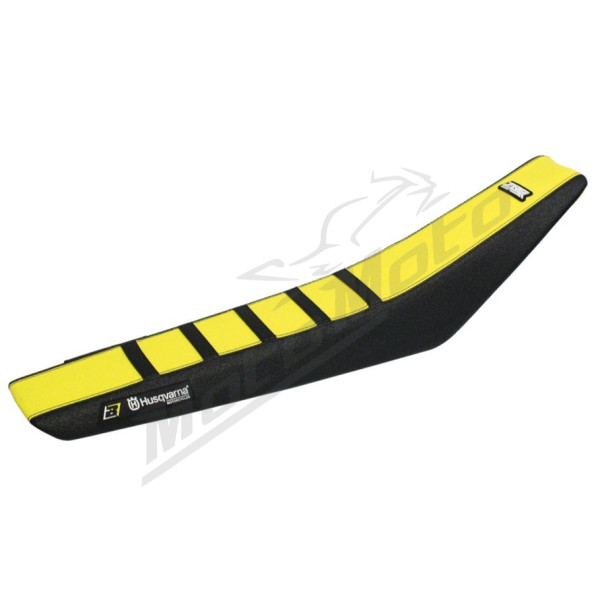Blackbird Racing Zebra seat cover Black/Yellow Husqvarna TC / FC / TE / FE 125-501cc 14-16
