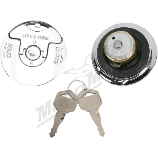 DRAG SPECIALTIES Flush-Mount Locking Gas Cap