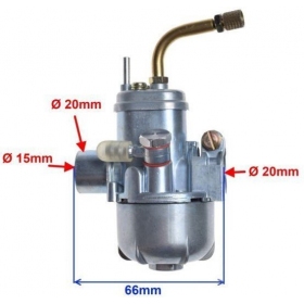 Karbiuratorius 12mm (Mech. Pariebintojas) Įmaunamas