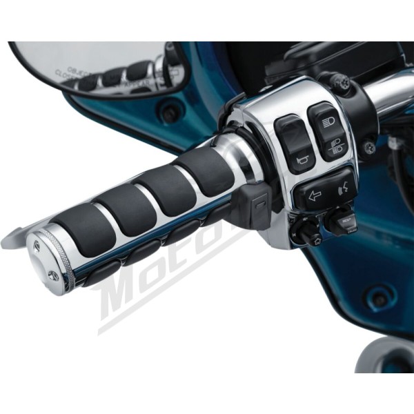 KURYAKYN Heated ISO Grips Ø25.4mm Harley Davidson FLDE / FLHC / FLH / FLHRC / FLHX / RA 975/1923 08-24