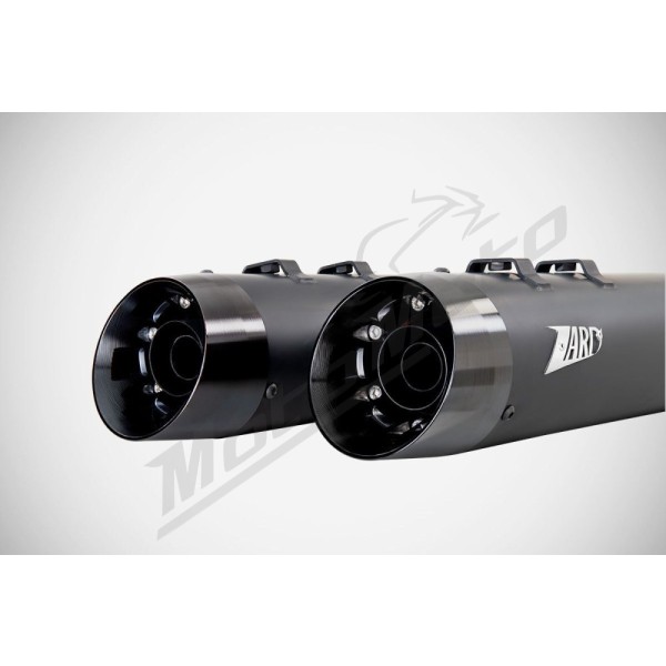 ZARD 4.33 Inches Slash-Cut Slip-Ons Mufflers Harley Davidson FLH / FLHX / FLTRU / FLTRXSE 1750-1977cc 17-24