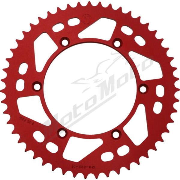 MOOSE OFFROAD HARD-PARTS Rear Aluminum Sprocket 51T Beta / Gas Gas / Husqvarna / Sherco / Suzuki 50-650cc 77-15