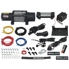 ATV Winch BRONCO GEN II 6000 Wire 600lbs 2722kg Steel Rope