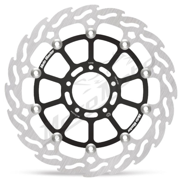 MOTO-MASTER Flame Front Left Floating Brake Disc Ducati Hypermotard / Monster / Scrambler 698/803 03-26 
