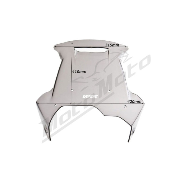 WRS BM016F TOURING Priekinis stiklas Lengvai Tamsintas BMW F GS 650-800cc 06-17