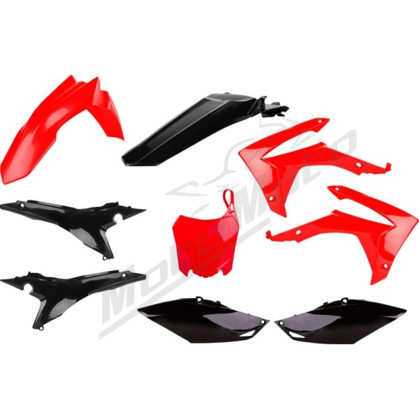 POLISPORT Body Kit Red/Black Honda CRF 250-450cc 13-17