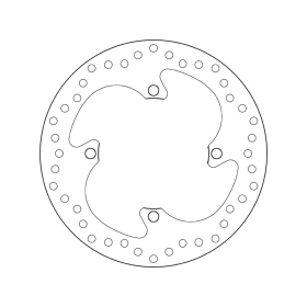 BREMBO Serie Oro apvalus fiksuotas stabdžių diskas galinis KAWASAKI KLX / KX / SUZUKI RM-Z 125-450cc 2003-2023