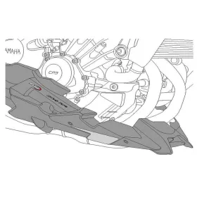 PUIG Engine Spoiler Black Matt Yamaha MT-09 / Tracer-9 900 13-22