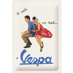 Maxtuned TIN SIGN VESPA 62294 20x30cm