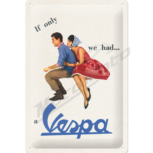 Maxtuned TIN SIGN VESPA 62294 20x30cm