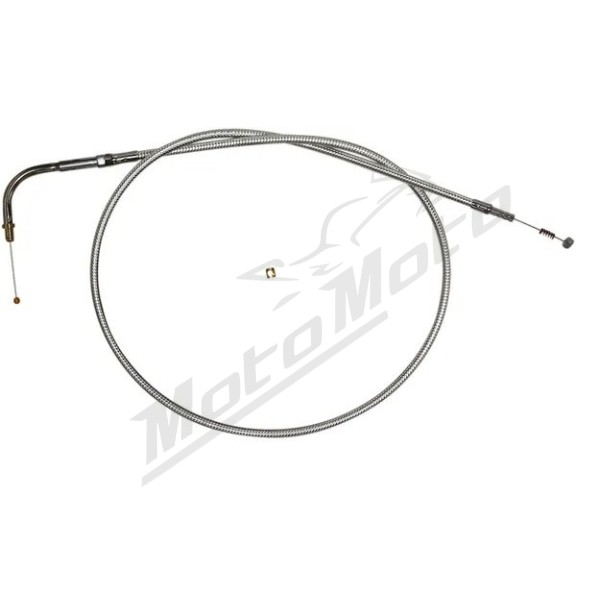 MAGNUM SHIELDING Chrome Idle Cable Harley Davidson FLHR / FLTC / FXRT / FXSTS / FXSTC 1340 90-95 115.5cm