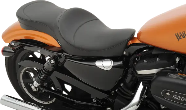 DRAG SPECIALTIES SEATS 2-Up Double Bucket Vinyl Seat Harley Davidson XL 883-1200cc 10-22