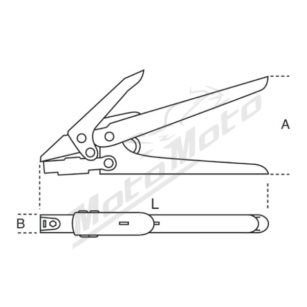 BETA Fitting tool for nylon ties