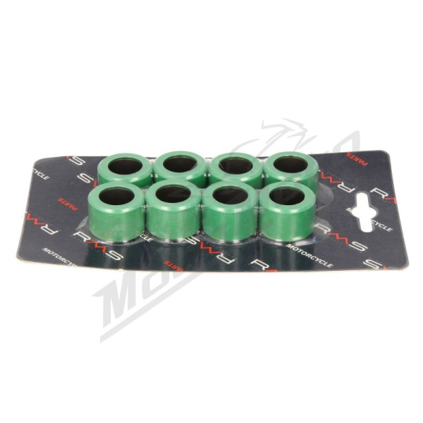 RMS Variatoriaus svareliai 25x17 18,6g 8vnt. Aprilia / Piaggio 400-500 05-11