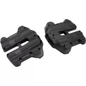 ARLEN NESS 10 Gauge Rocker Box Top Covers Harley Davidson ROAD KING / SOFTAIL / ELECTRA  / HERITAGE / CVO 1746-1983cc 17-24