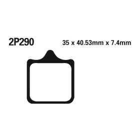 NISSIN Brake pads Aprilia / Benelli / Bimota / BMW / Ducati / GasGas / Husqvarna / Hyosung / KTM / Moto Guzzi / MV Agusta / Sherco / Tm Racing / Triumph 98-25