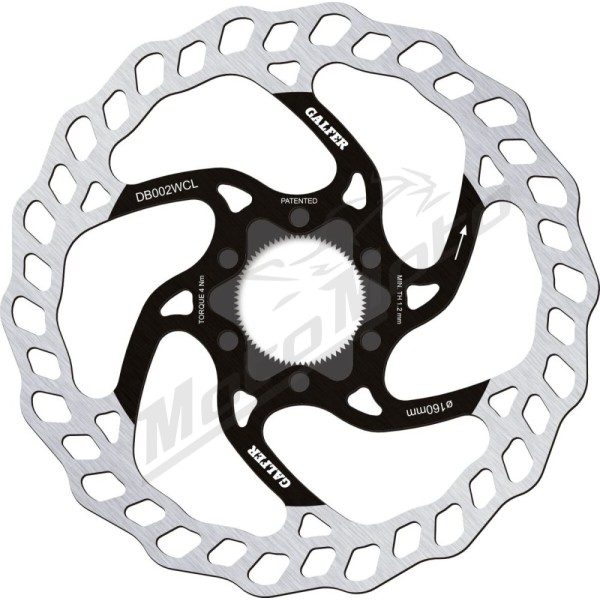GALFER Fixed Disc Wave® Center-Lock ø160 mm