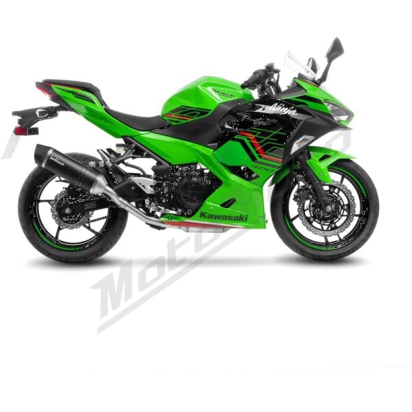LEOVINCE LV One Evo Carbon Slip-On Muffler KAWASAKI Z 400-500 19-25/EX 400 18-23