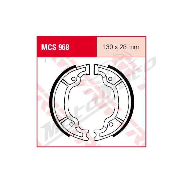 TRW Brake shoes rear Aprilia / Benelli / Italjet / MBK / Sachs / Yamaha 80-600 85-12