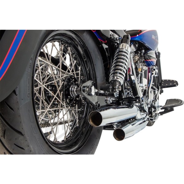 DRAG SPECIALTIES Chrome Steel Rim 16 x 3 x 40 spk Harley Davidson FL / FLB / FLFB / FLH / FLHB / FLHFB / FX / FXE 1200cc 67-78